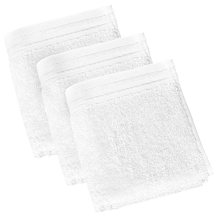 De Witte Lietaer Guest towels Imagine White 30 x 50 cm - 3 pieces - Cotton