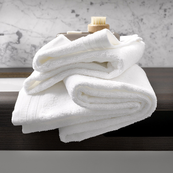 De Witte Lietaer Guest towels Imagine White 30 x 50 cm - 3 pieces - Cotton