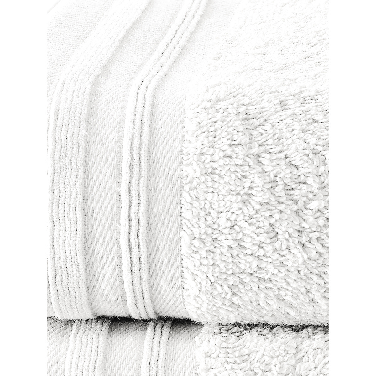 De Witte Lietaer Towels Imagine White 50 x 100 cm - 3 pieces - Cotton