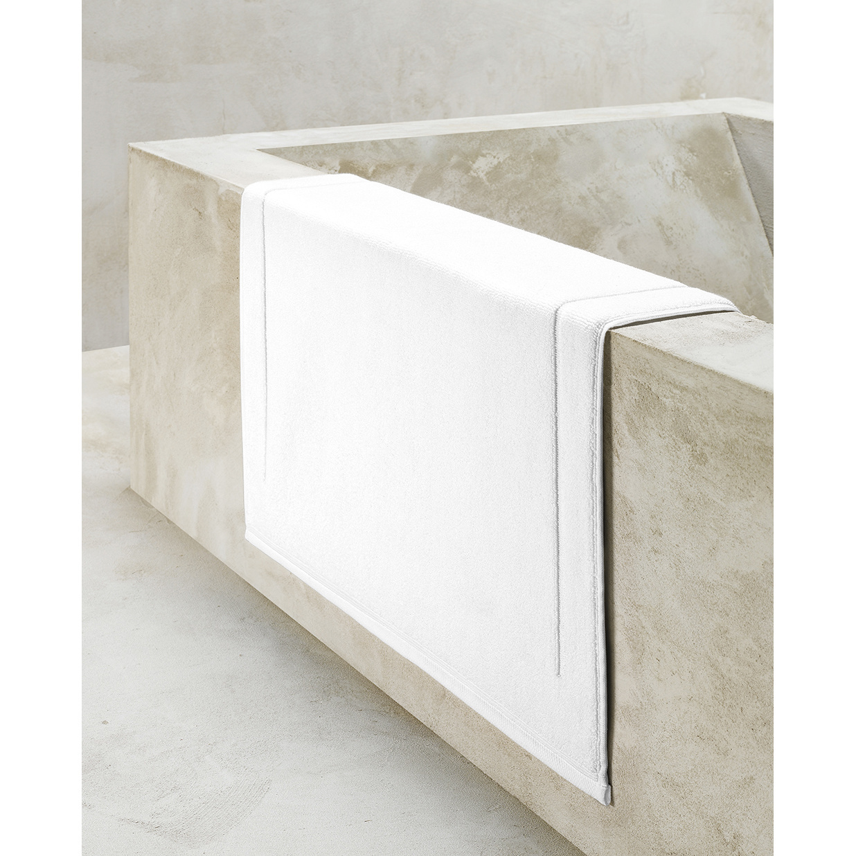 De Witte Lietaer Bath mat Contessa White - 60 x 100 cm - Cotton