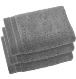 De Witte Lietaer Guest towels Contessa Gray 40 x 60 cm - 3 pieces - Cotton