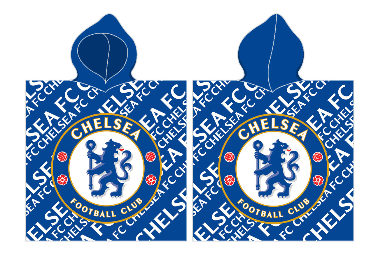 Chelsea Poncho Logo - 60 x 120 cm - Cotton