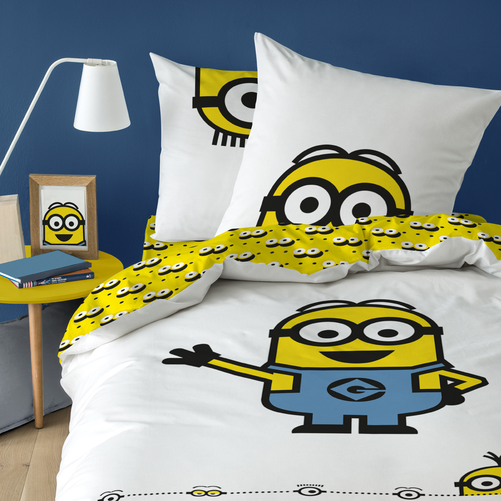 Minions Duvet cover Eyes - Single - 140 x 200 cm - Cotton