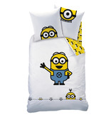 Minions Dekbedovertrek Eyes - Eenpersoons - 140  x 200 cm - Katoen