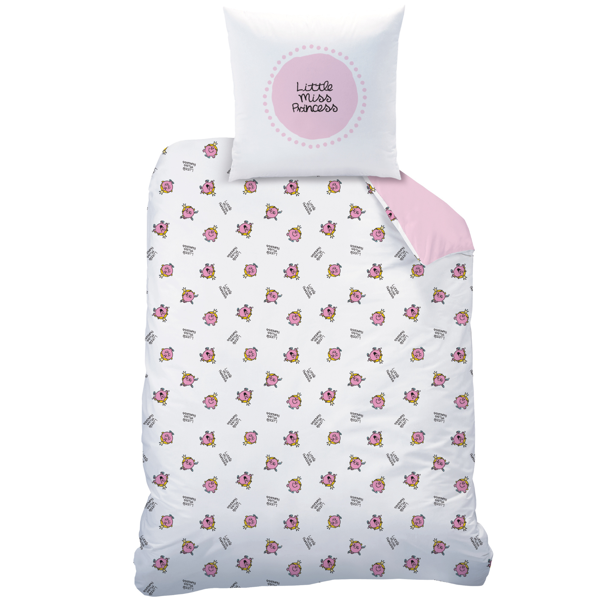 Meneertje Mevrouwtje Duvet cover Miss Princess - Single - 140 x 200 cm - Cotton