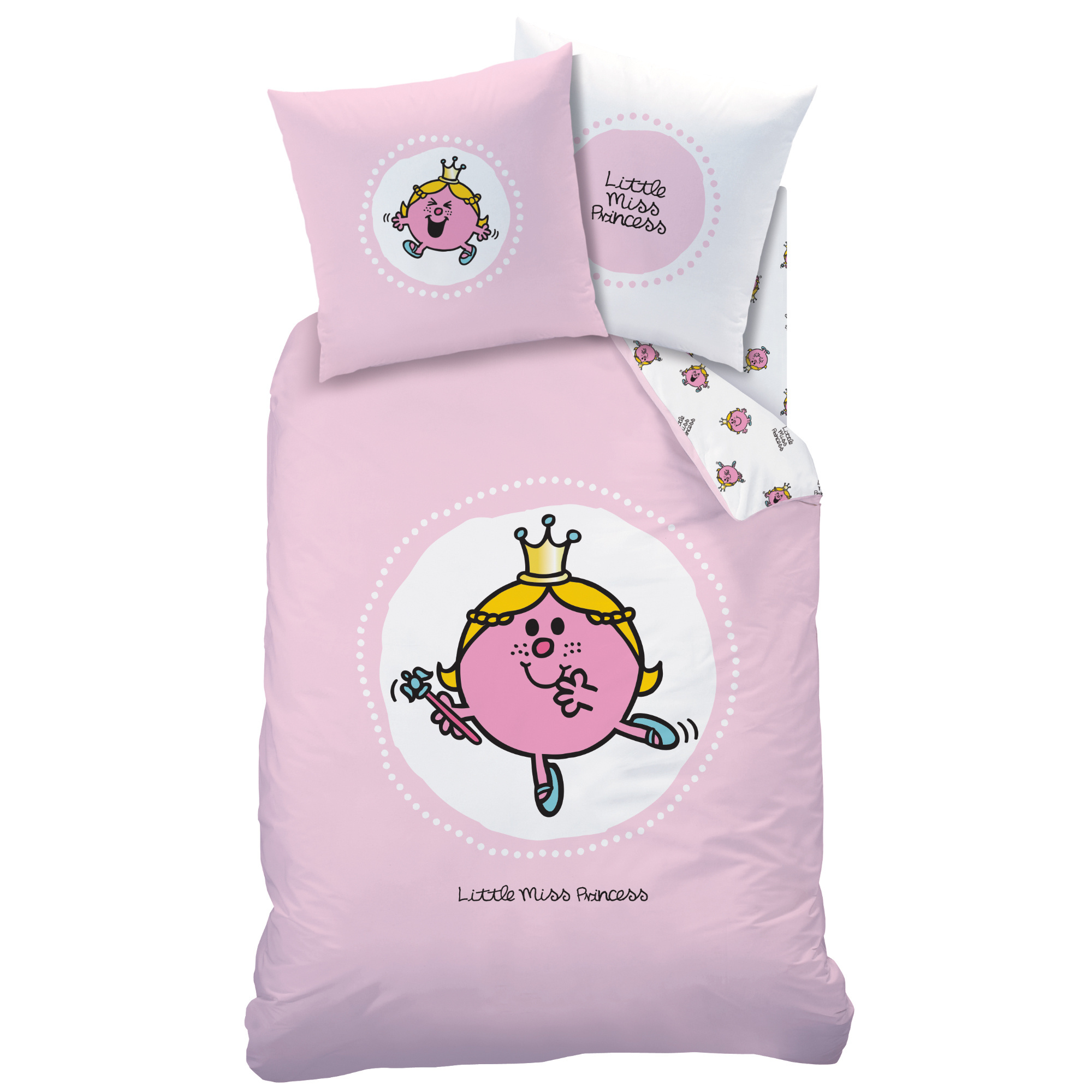 Meneertje Mevrouwtje Duvet cover Miss Princess - Single - 140 x 200 cm - Cotton