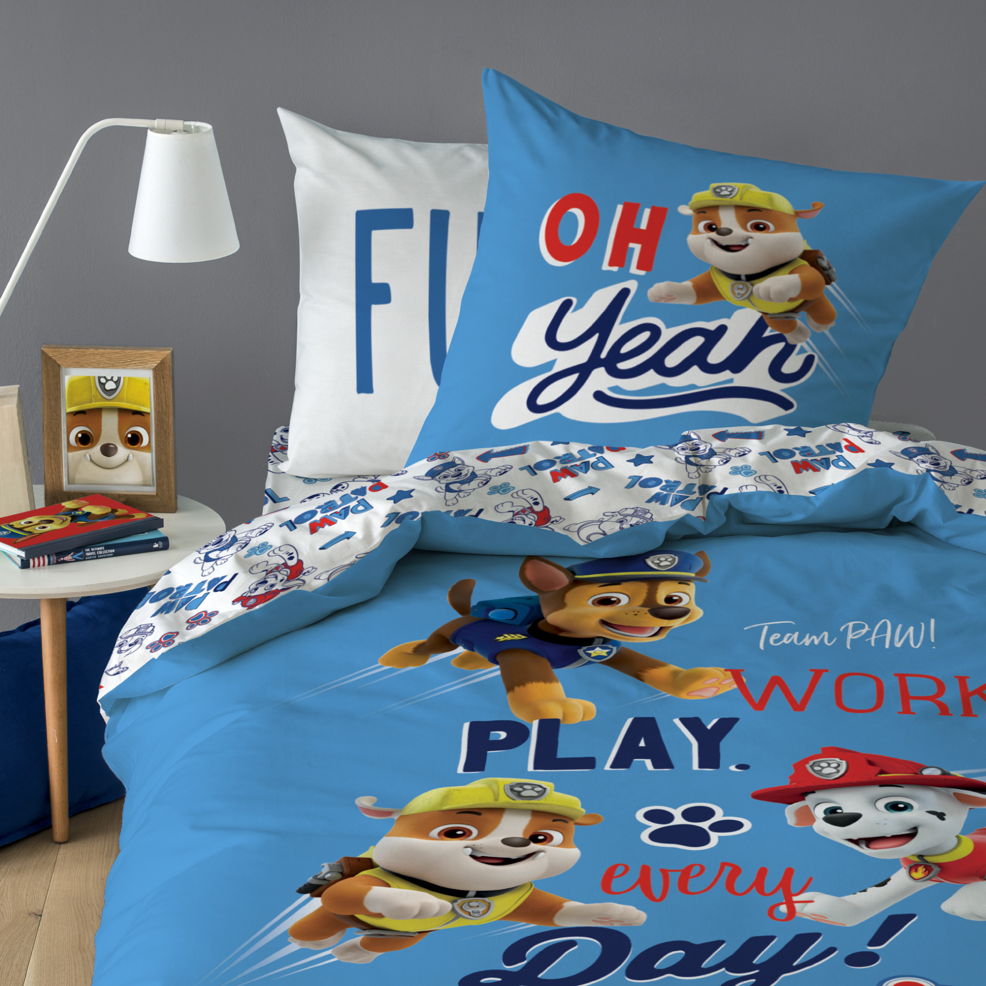 Paw Patrol Dekbedovertrek Team PAW - Eenpersoons - 140  x 200 cm - Katoen