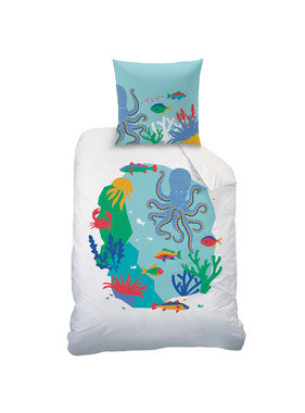 Matt & Rose Duvet cover Ocean 140 x 200 Cotton