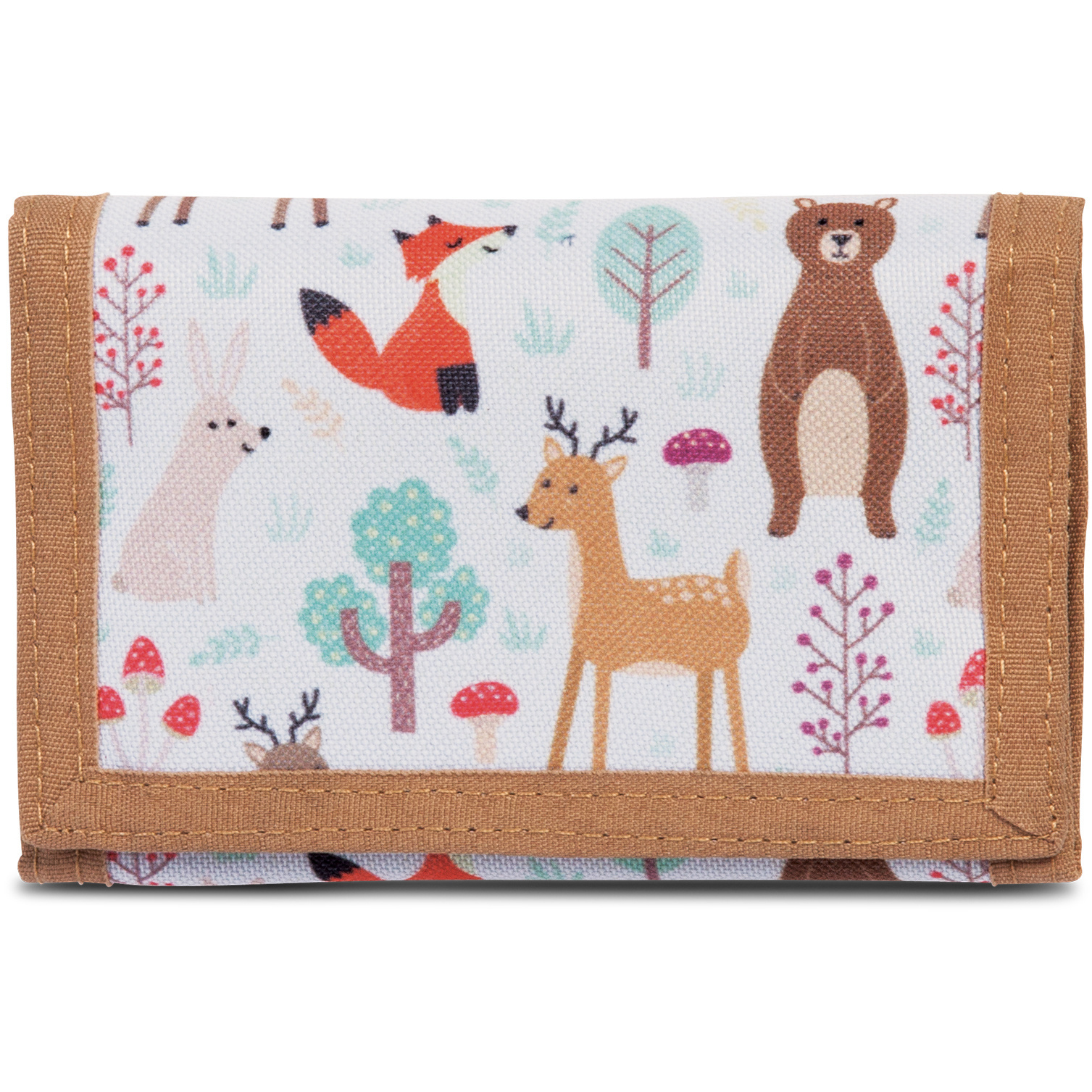 Bestway Wallet Animals of the Forest - 14 x 9 cm - Polyester