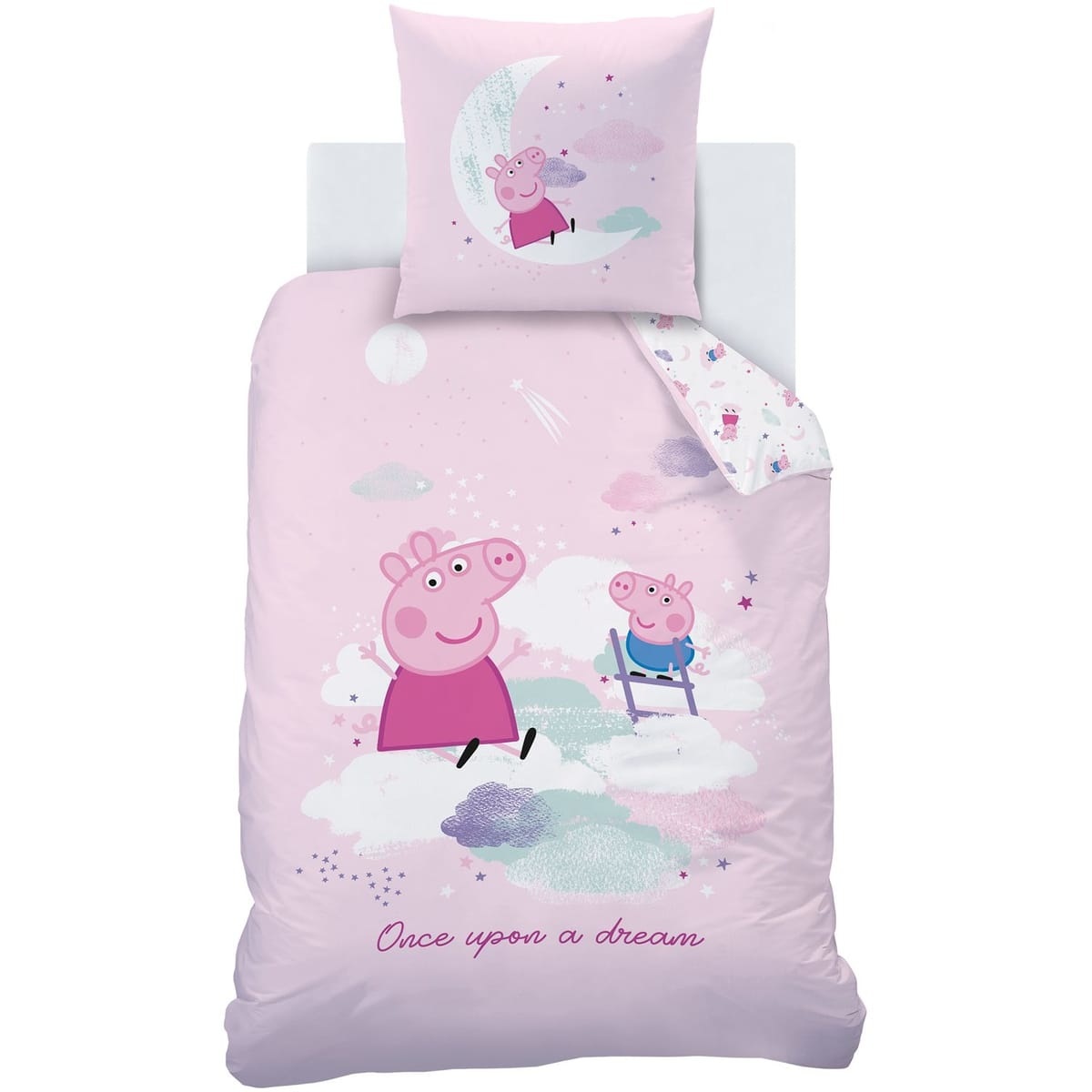 Peppa Pig Dekbedovertrek Dream - Eenpersoons - 140  x 200 cm - Katoen