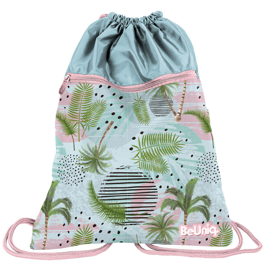 BeUniq Gymbag Hawaii - 47 x 37 cm - Aqua