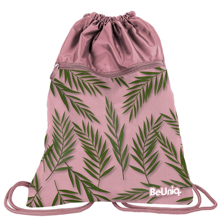 BeUniq Gymbag Palm - 47 x 37 cm - Pink