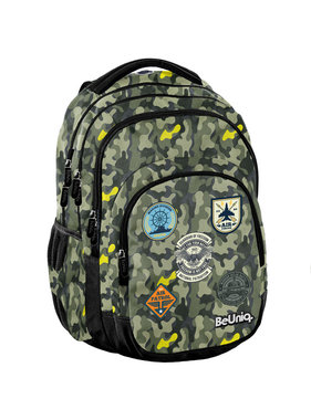 BeUniq Backpack Military 41 cm