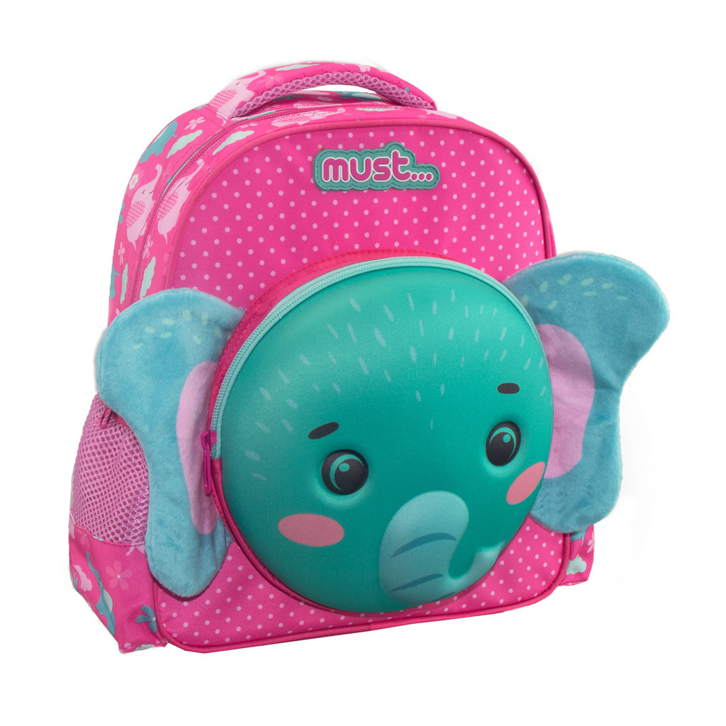 Must Backpack Elephant - 31 x 27 x 10 cm - Polyester