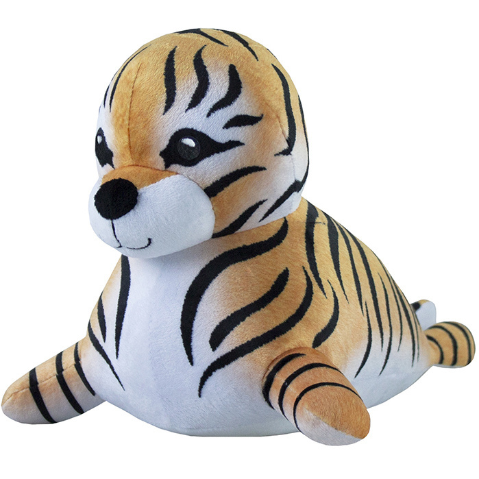 Animal Planet Cuddle Toby the Tiger Seal Plush - 32 cm - Recycled Polyester