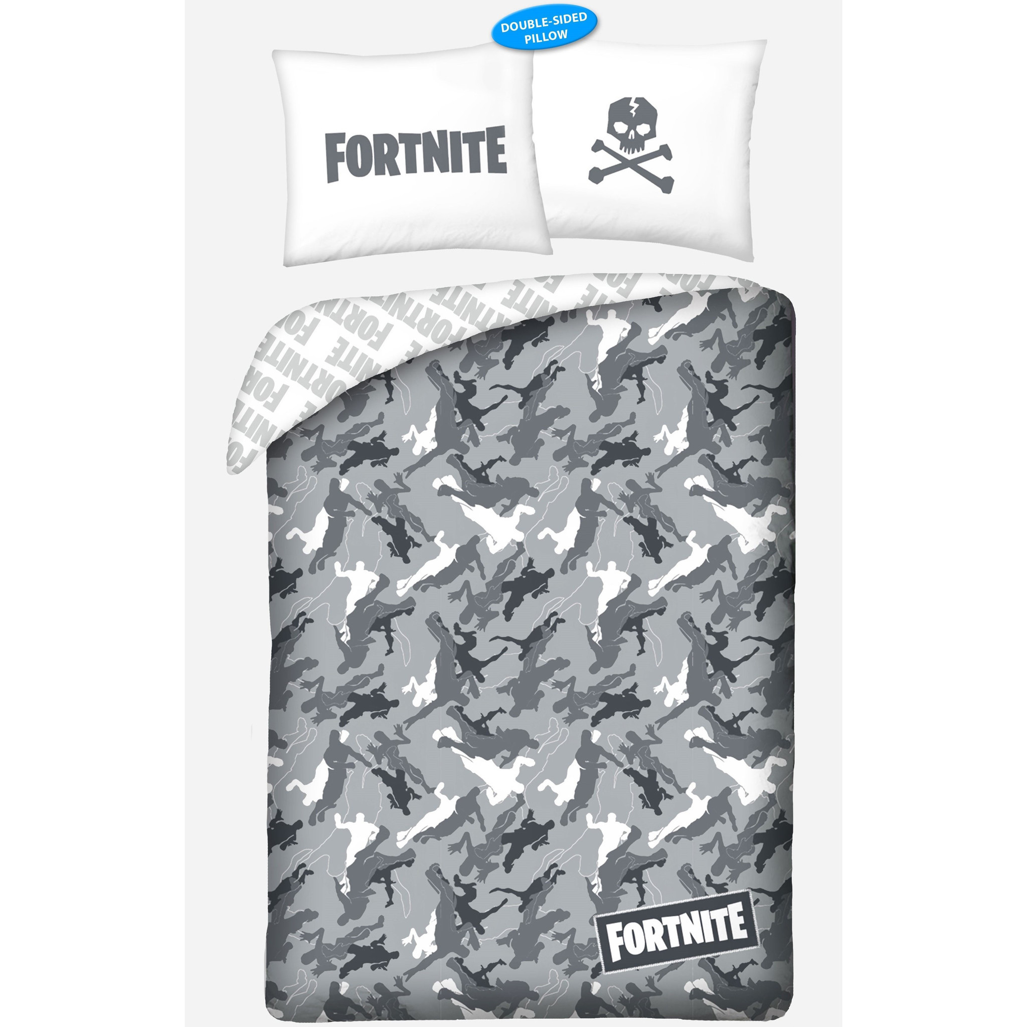 Fortnite Dekbedovertrek Dance Camo - Eenpersoons - 140 x 200 cm - Katoen