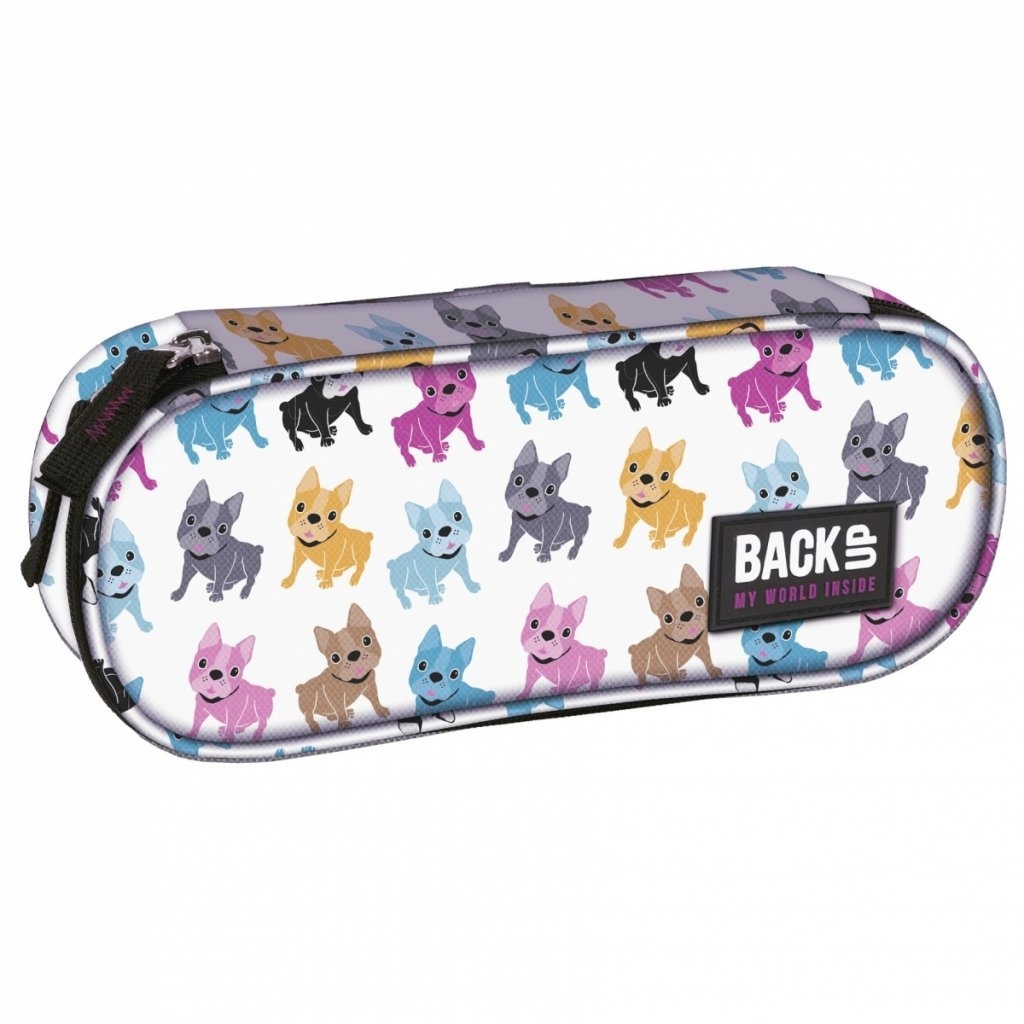 BackUP Etui English Bulldog Hondjes - 22 x 9 x 6 cm - Polyester