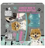 Cleo & Frank Set Lunchbox + Bottle Woof Woof - Polypropylene