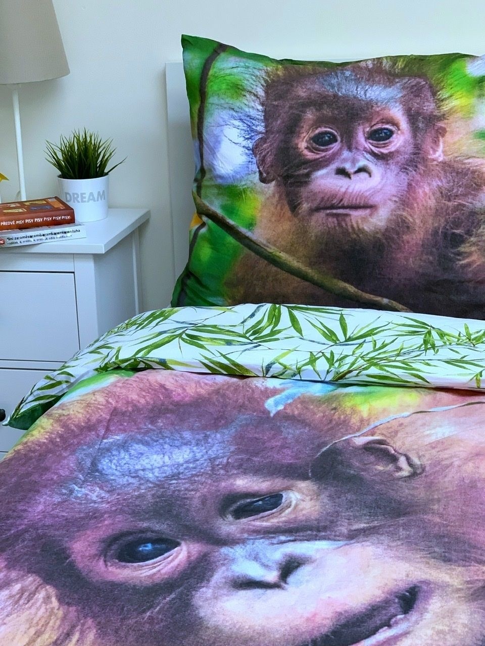 Animal Pictures Dekbedovertrek Orangoetans - Eenpersoons - 140  x 200 cm - Katoen