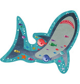 Floss & Rock Shark Puzzle 12 pcs. - 28 x 27 cm