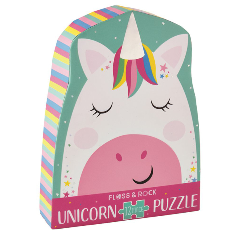 Floss & Rock Unicorn Puzzel 12 st. - 28 x 28 cm