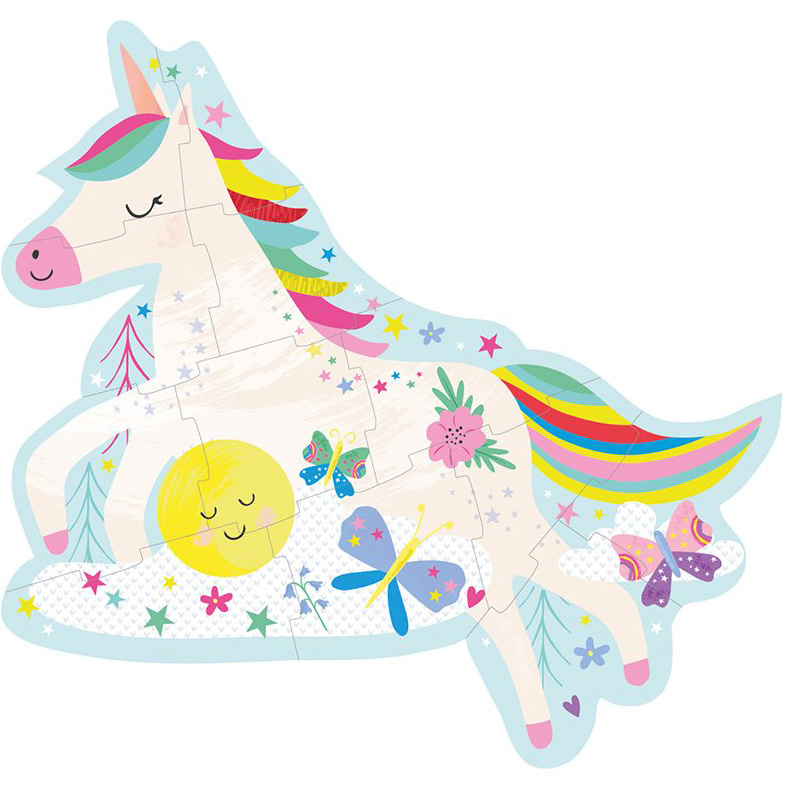 Floss & Rock Unicorn Puzzle 12 pcs. - 28 x 28 cm