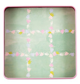 Floss & Rock Spelletjesdoos Zeemeermin 4-in-1 - 19,5 x 19,5 cm