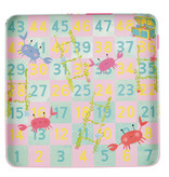 Floss & Rock Spelletjesdoos Zeemeermin 4-in-1 - 19,5 x 19,5 cm