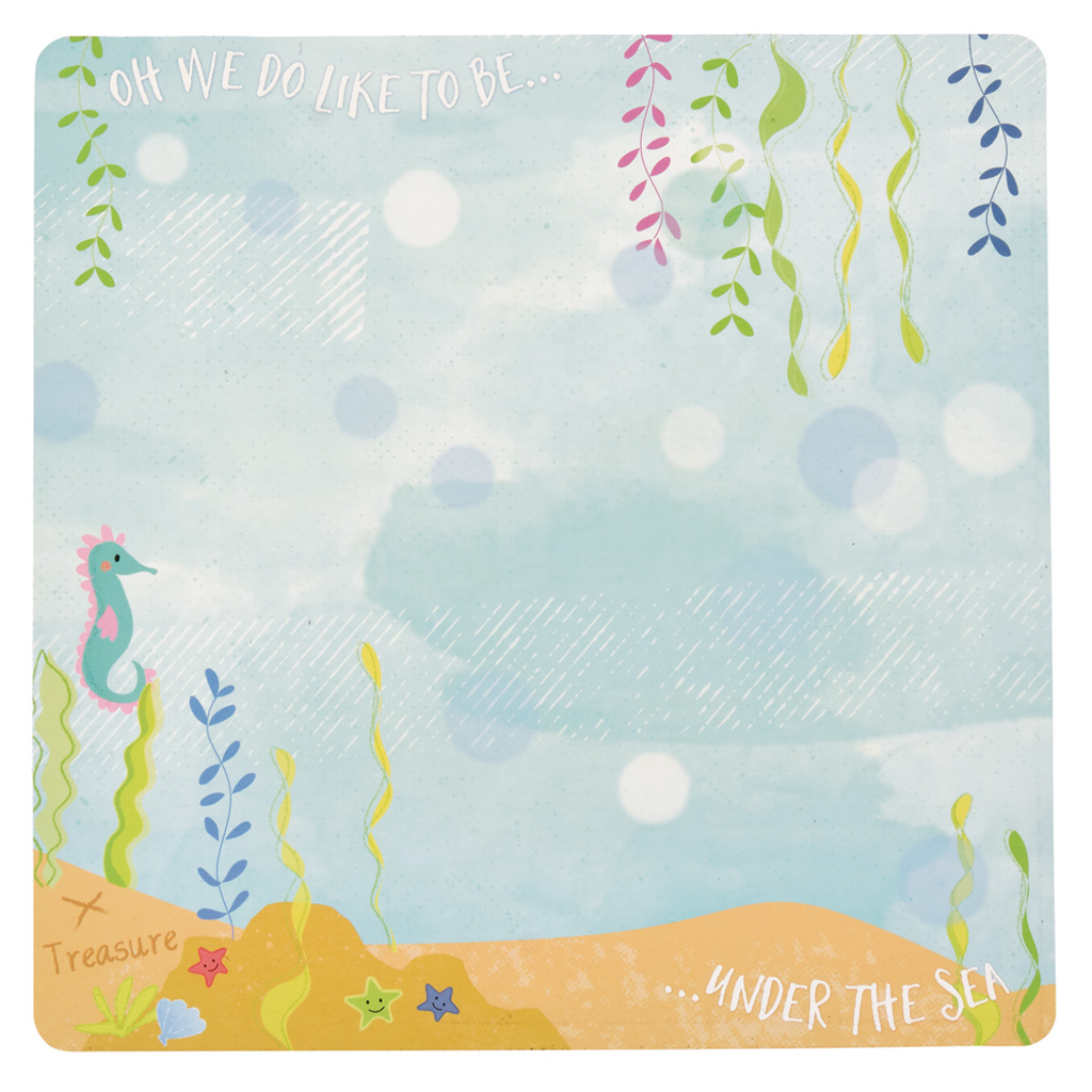 Floss & Rock Game box Mermaid 4-in-1 - 19.5 x 19.5 cm