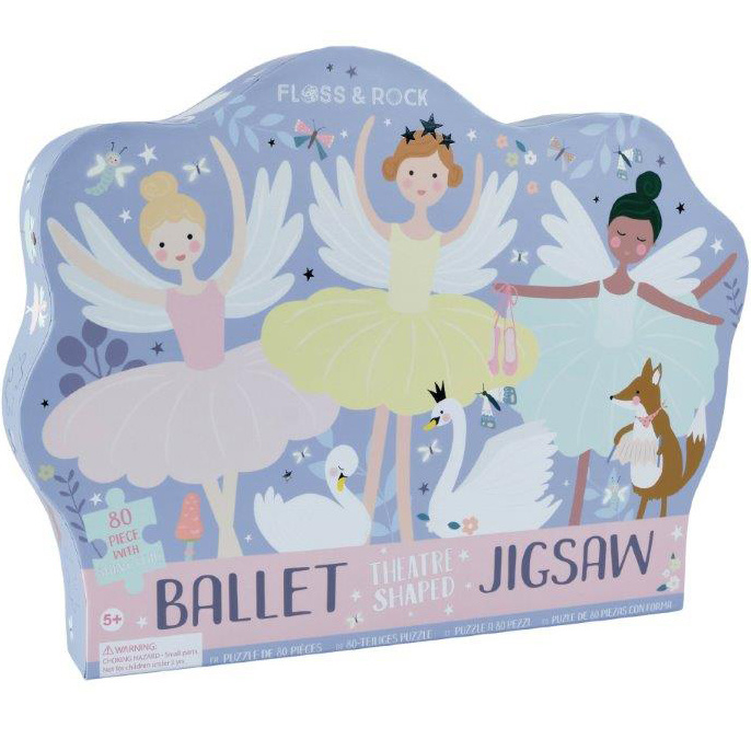 Floss & Rock Ballet Puzzel 80 st. - 55 x 35 cm