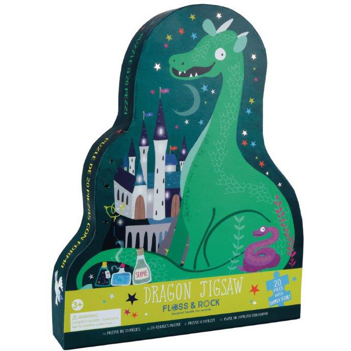 Floss & Rock Dragon Puzzle 20 pcs. - 38 x 33 cm