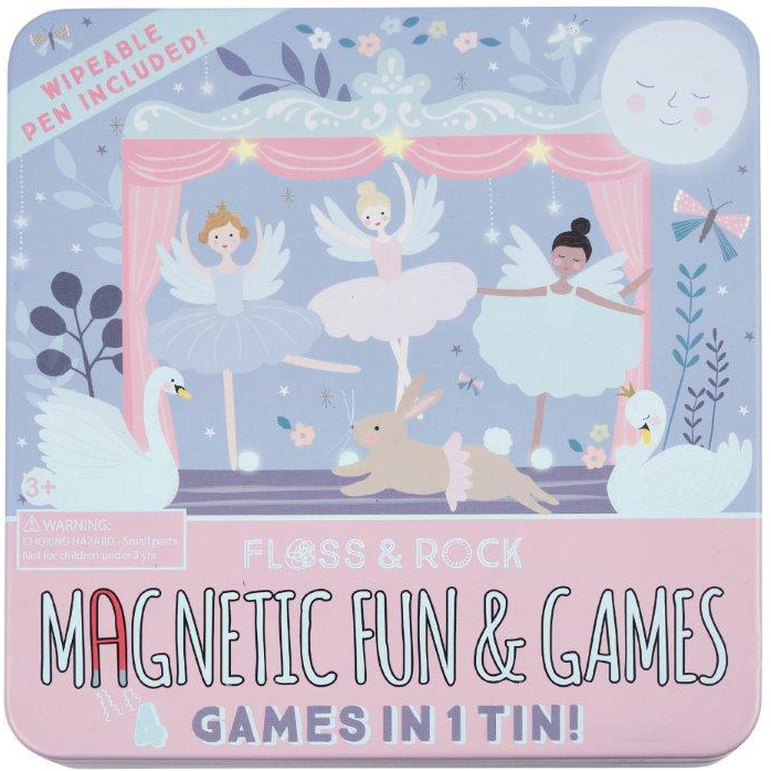 Floss & Rock Game box Ballet 4-in-1 - 19.5 x 19.5 cm