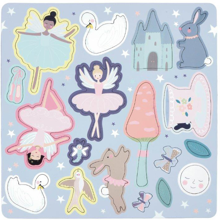 Floss & Rock Game box Ballet 4-in-1 - 19.5 x 19.5 cm