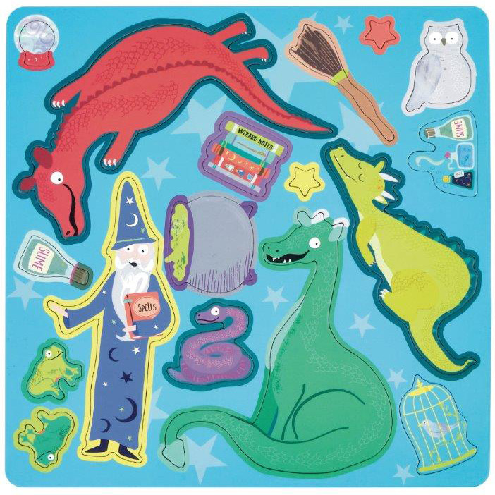 Floss & Rock Game box Spellbound 4-in-1 - 19.5 x 19.5 cm