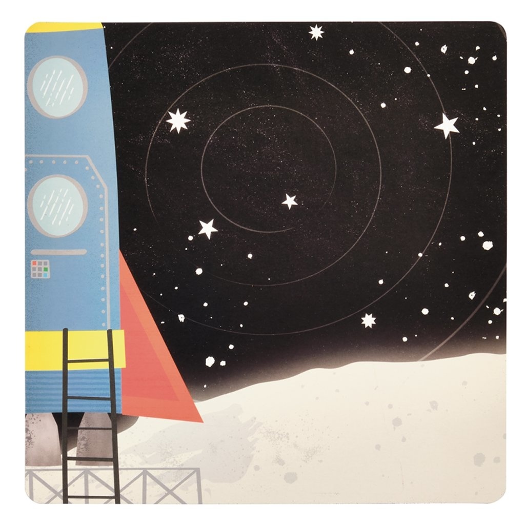 Floss & Rock Spelletjesdoos Space 4-in-1 - 19,5 x 19,5 cm