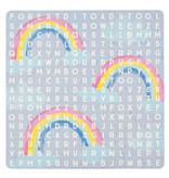 Floss & Rock Spelletjesdoos Regenboog Fee 4-in-1 - 19,5 x 19,5 cm