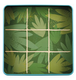 Floss & Rock Spelletjesdoos Jungle 4-in-1 - 19,5 x 19,5 cm