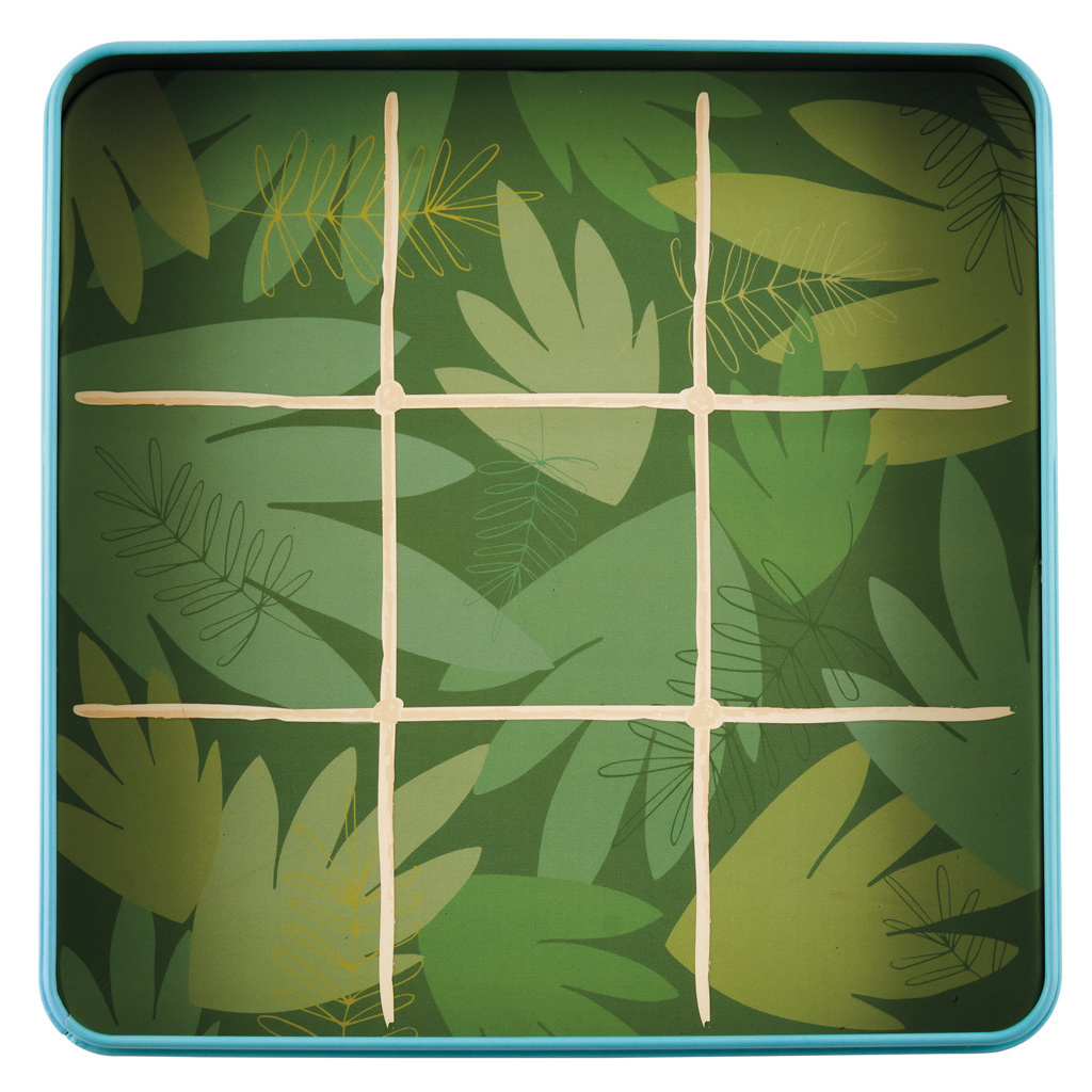 Floss & Rock Spelletjesdoos Jungle 4-in-1 - 19,5 x 19,5 cm