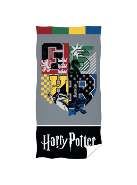 Harry Potter Beach towel Varsity Hogwarts 70 x 140 cm Cotton