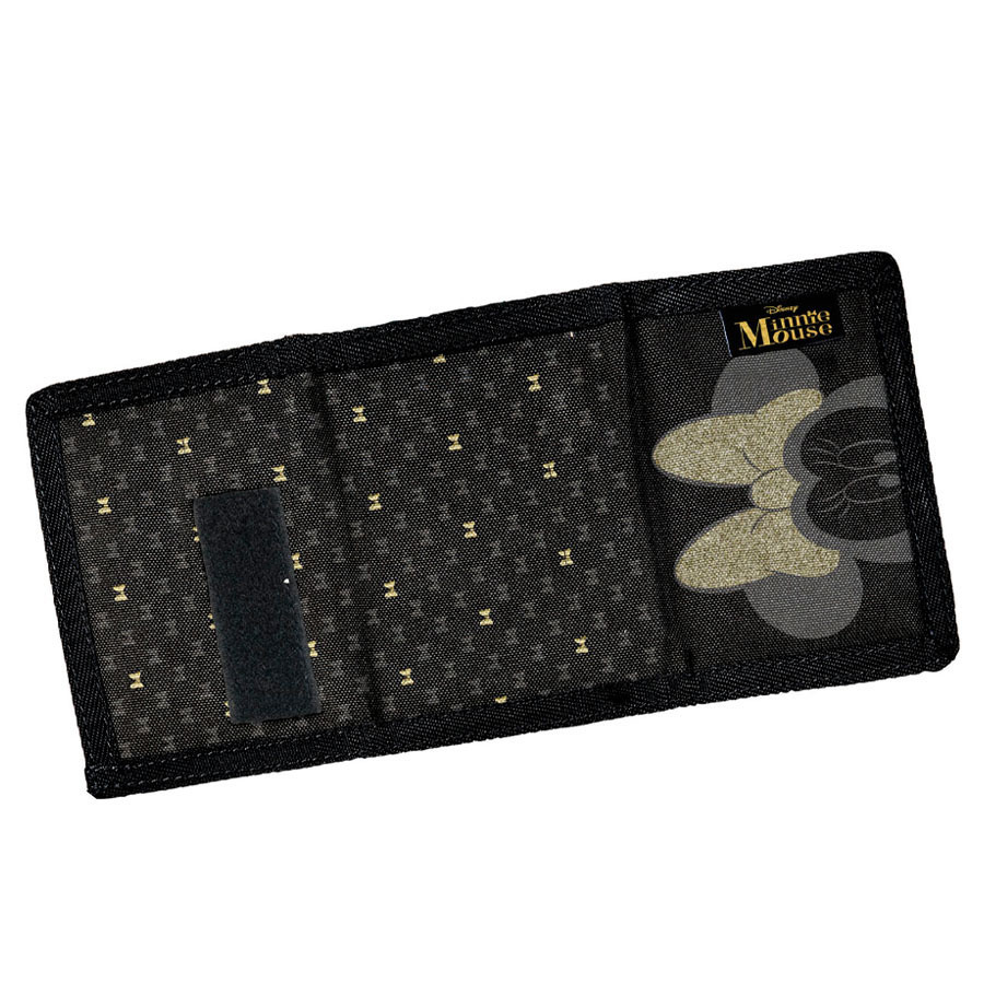 BeUniq Wallet Minnie Gold - 12 x 8 cm - Black