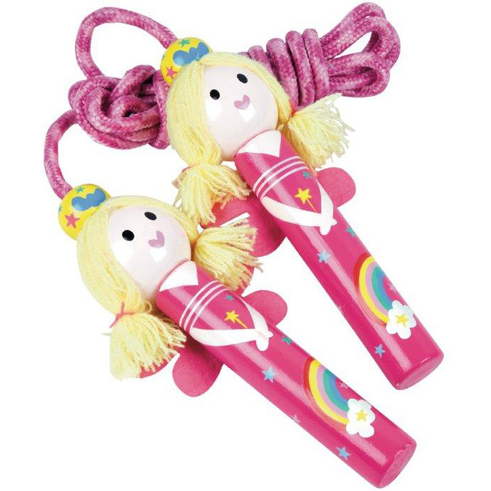 Floss & Rock Jump Rope Rainbow Fairy - 240 cm - Wood