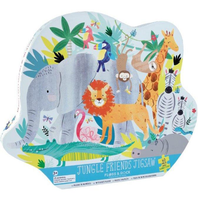 Floss & Rock Jungle Puzzle 40 pcs. - 60 x 41 cm