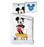 Disney Mickey Mouse Dekbedovertrek - Eenpersoons - 140  x 200 cm - Bio Katoen