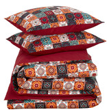 De Witte Lietaer DWL Dekbedovertrek  ankara red dahlia 240x220/220 60x70(2st)