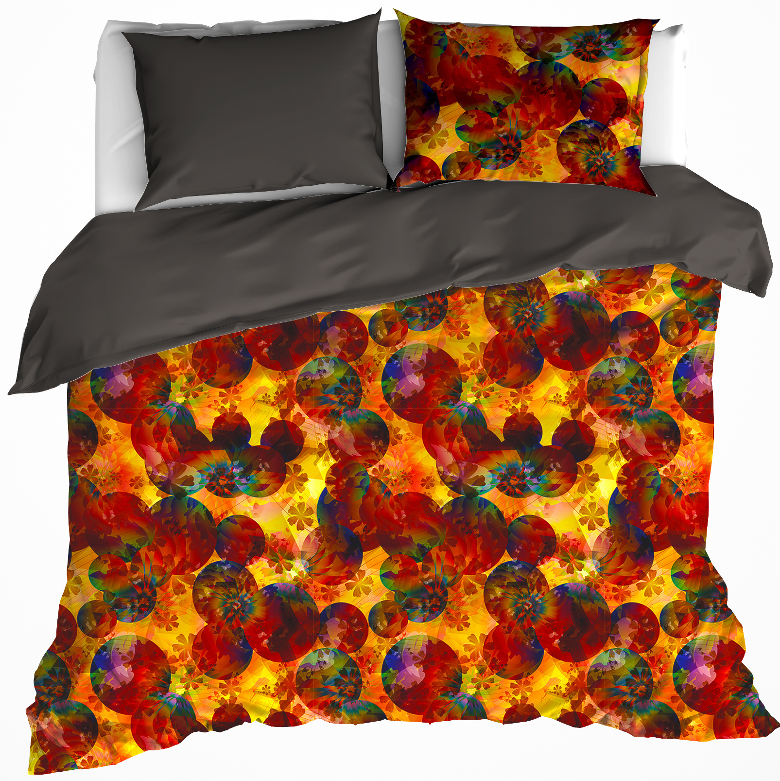 De Witte Lietaer DWL Dekbedovertrek  aurora summer fig 240x220/220 60x70(2st)