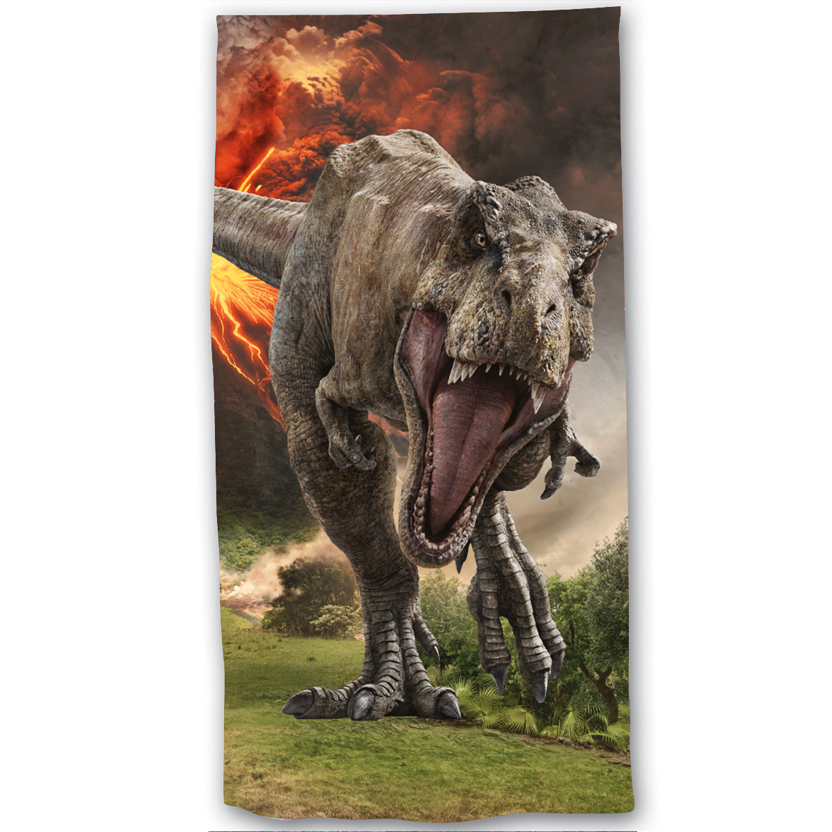 Jurassic World Beach towel Volcano - 70 x 140 cm - Cotton