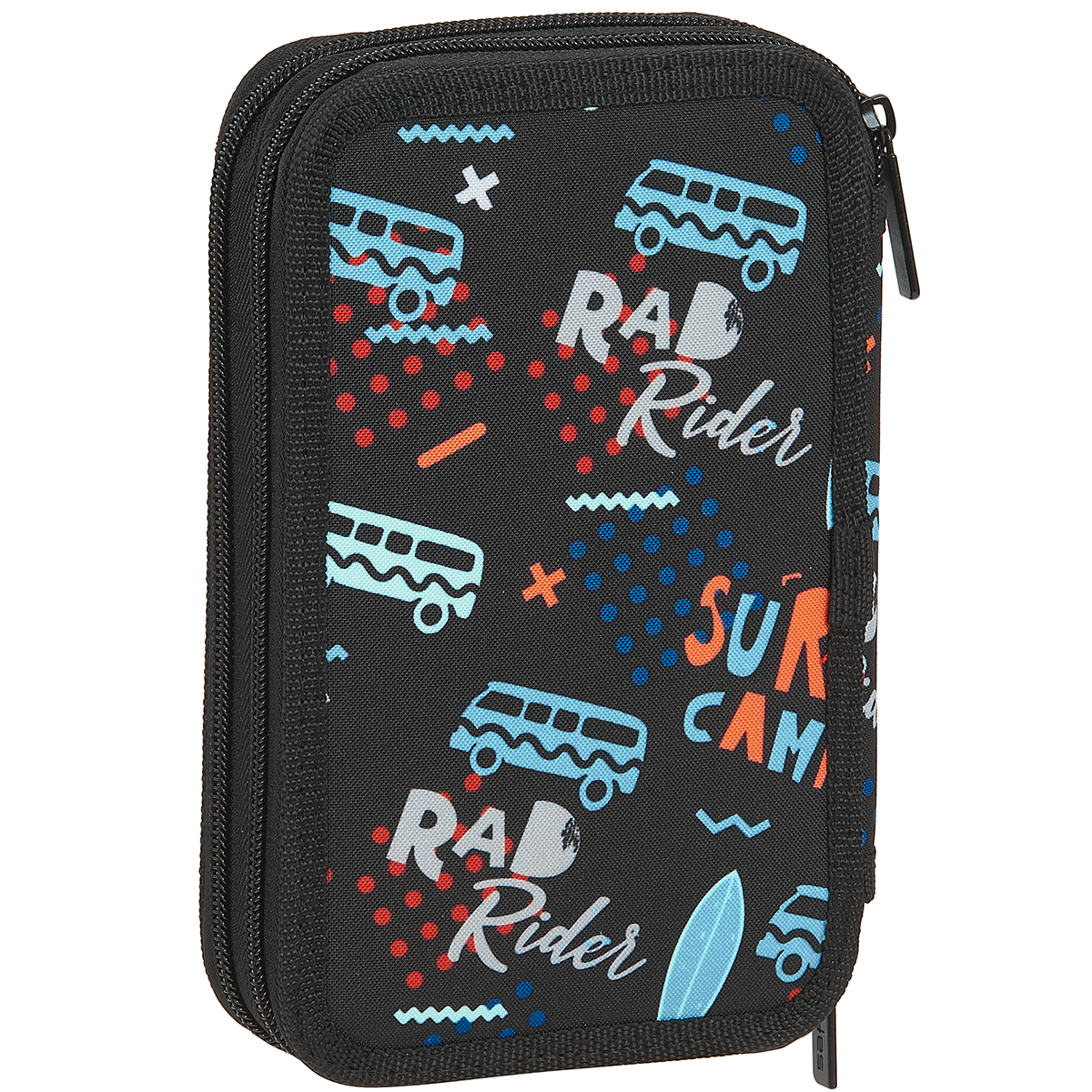 Surf Camp Filled Pencil Case - 19.5 x 12.5 cm - 28 pcs. - Polyester