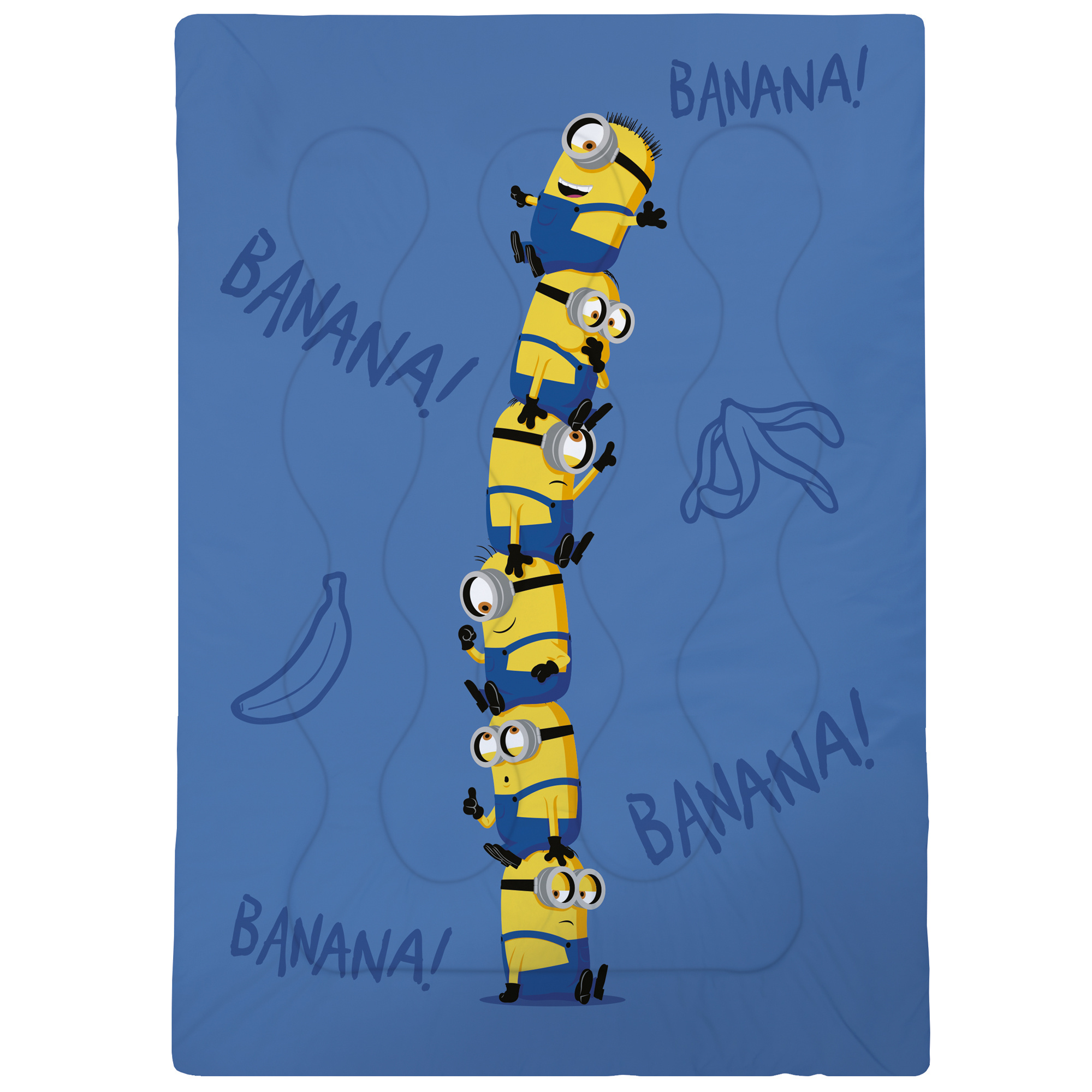 Minions Beddensprei Banana - 140 x 200 cm  - Polyester