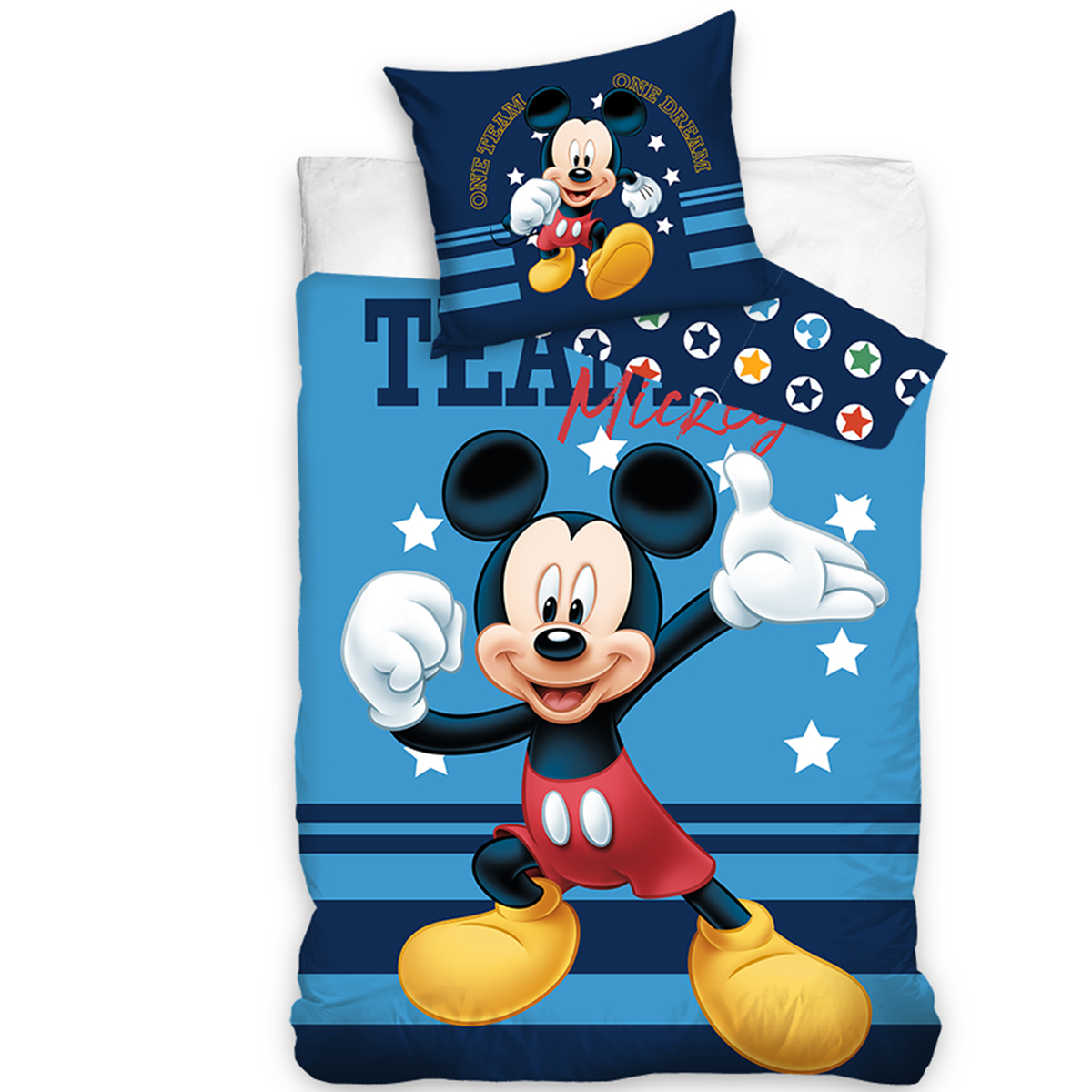 Disney Mickey Mouse Duvet cover Team - Single - 140 x 200 cm - Cotton