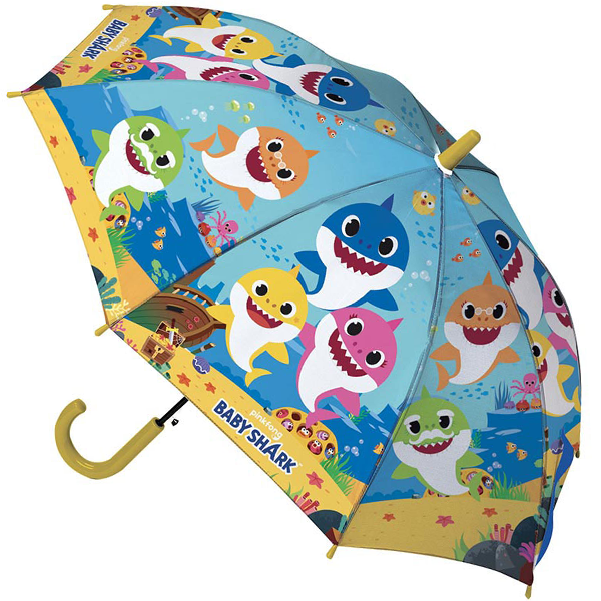 Baby Shark Umbrella Doo Doo Doo - ø 75 x 63 cm - Polyester